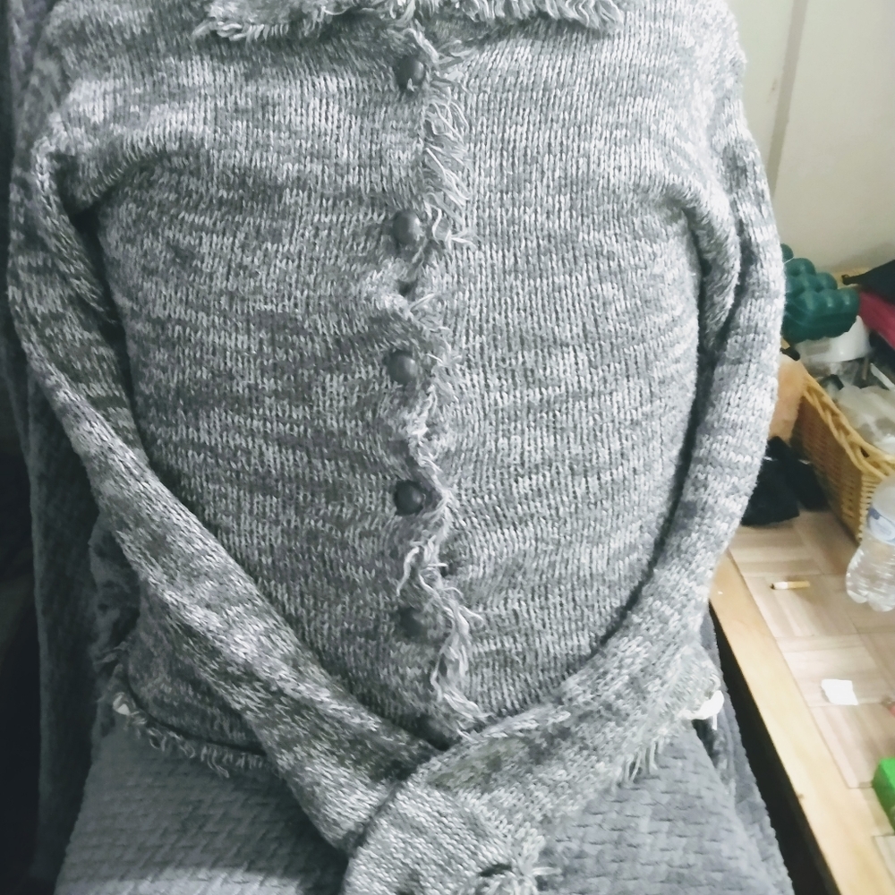 Allison Brittney Sweater Button up